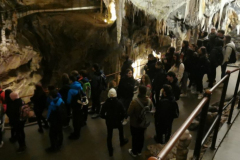 Devetošolci v Postojnski jami in Notranjskem muzeju